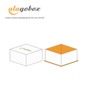 Box with lid and paper base