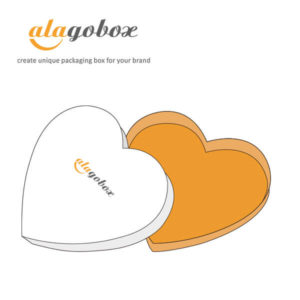 Heart shape rigid box