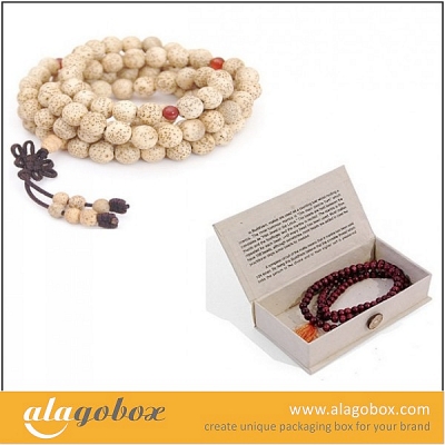 buddha beads necklace gift box