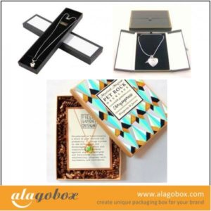 Necklace packaging box
