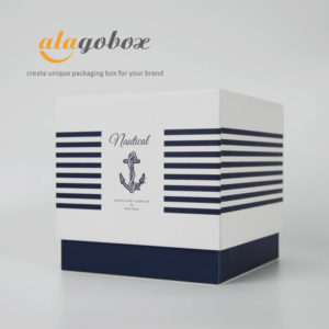 customized rigid box with partial cover