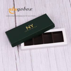 4pc chocolate bonbon custom box