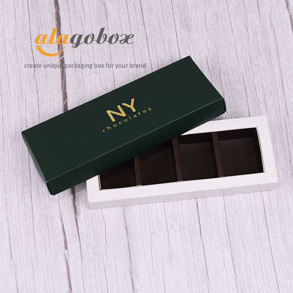 4pc chocolate bonbon custom box