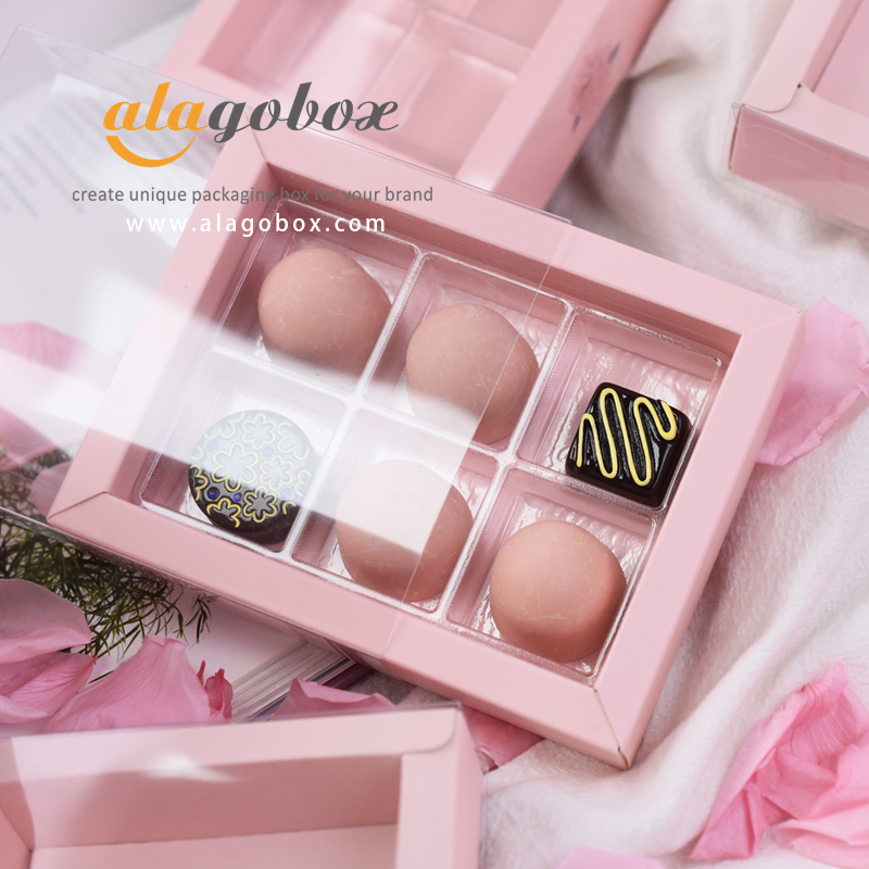 wide frame box with clear sleeve