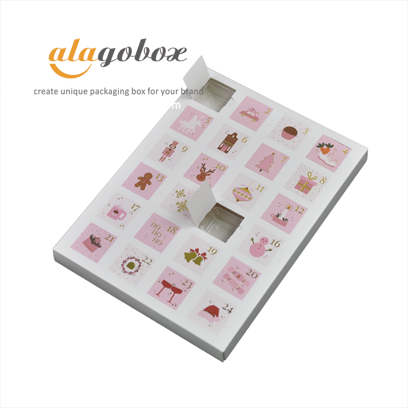 Simple chocolate advent calendar box