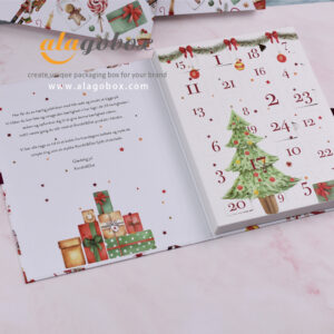 custom praline advent calendar box