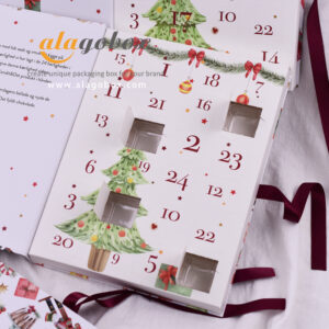custom chocolate praline advent calendar box