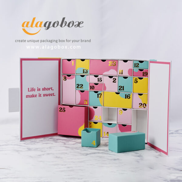 Luxury custom advent calendar box