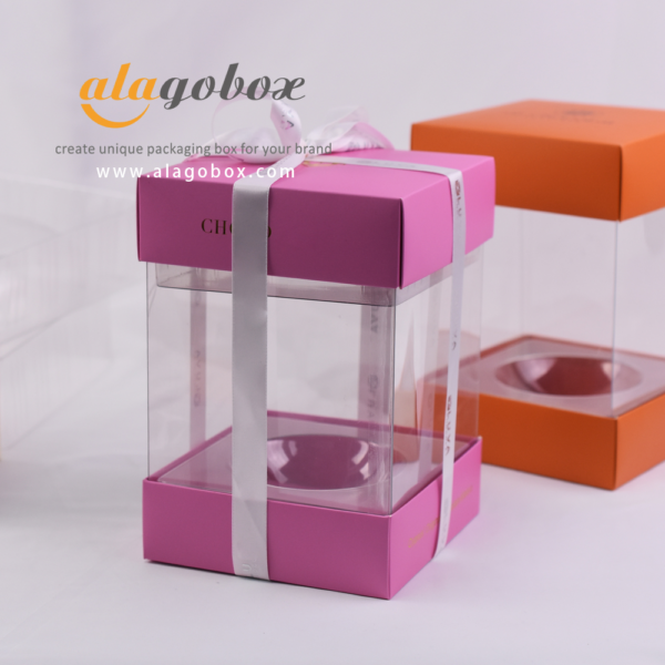 Custom Easter egg packaging for stand up chocolate egg